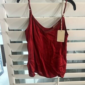 NaNa Deep Red Camisole Top